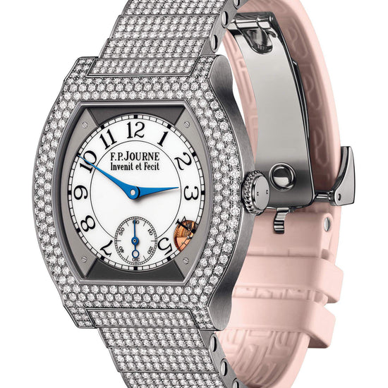 F.P.Journe élégante 40 Titanium 12 Rows of Diamonds with Set Bracelet