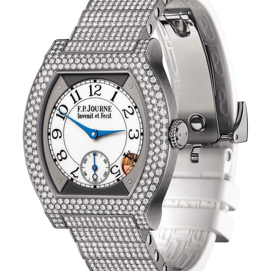 F.P.Journe élégante 40 Titanium 12 Rows of Diamonds with Set Bracelet