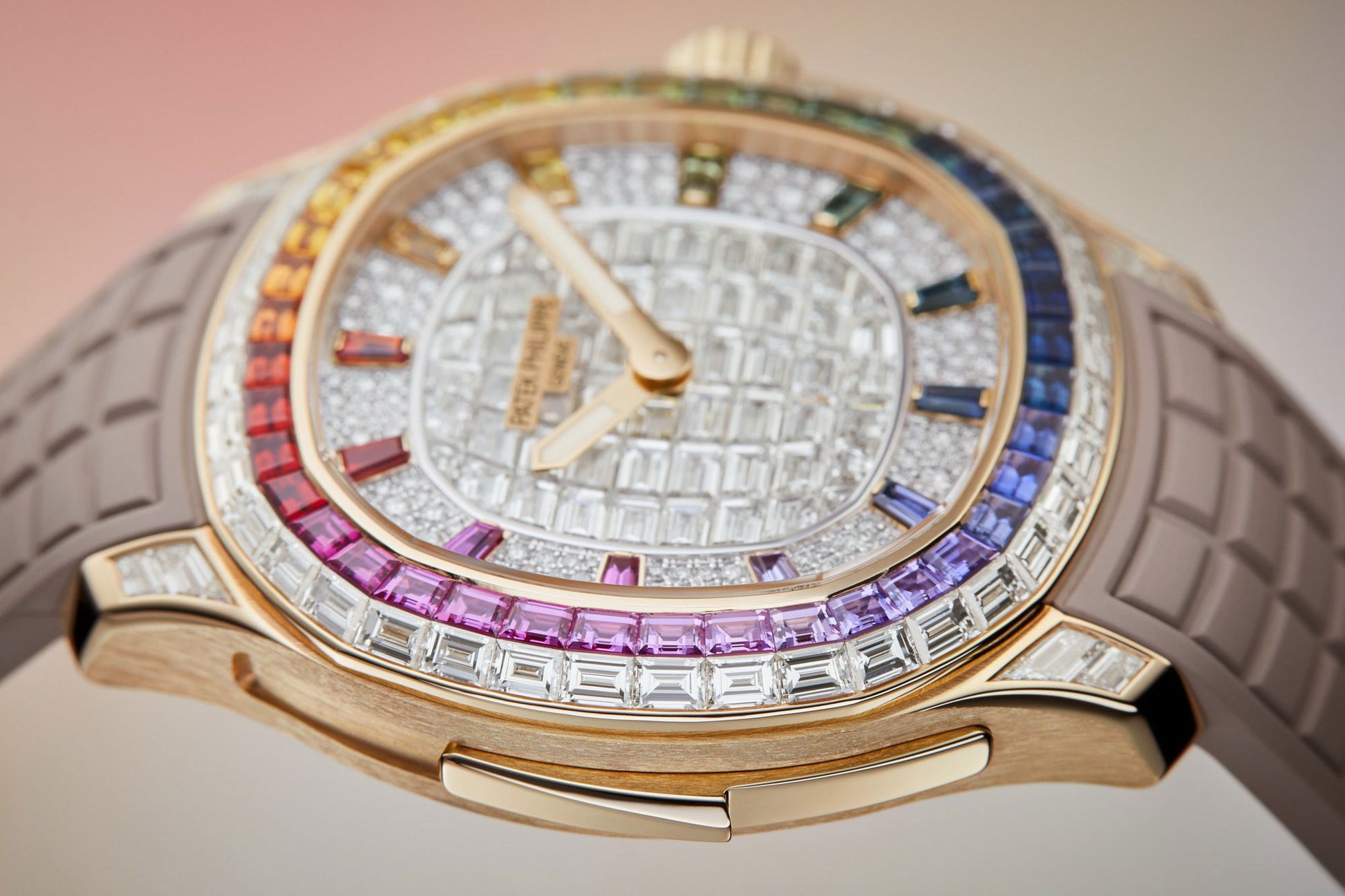 Patek Philippe Aquanaut Luce Rainbow Minute Repeater Haute Joaillerie