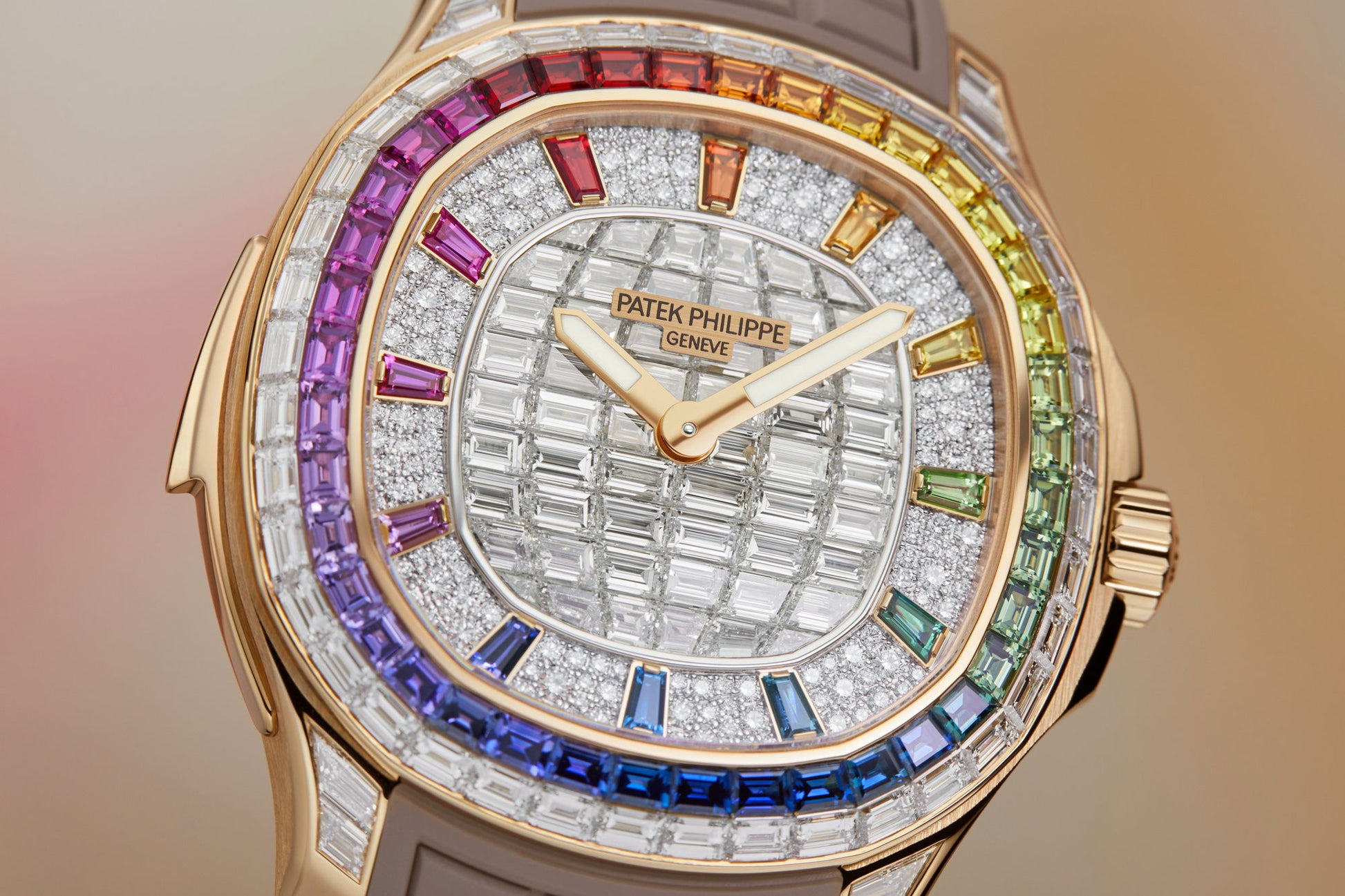 Patek Philippe Aquanaut Luce Rainbow Minute Repeater Haute Joaillerie