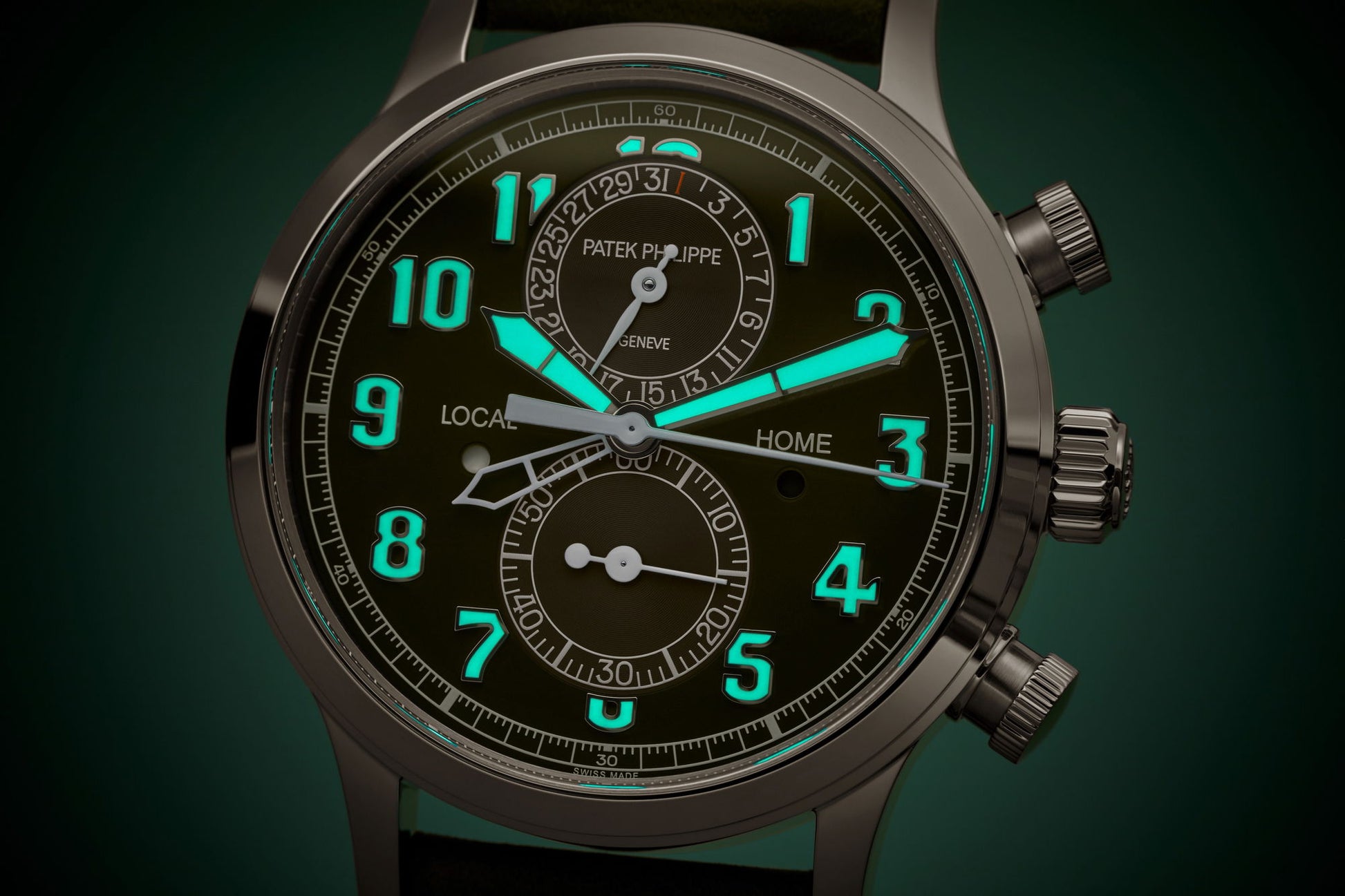 Patek Philippe Calatrava Pilot Travel Time Chronograph