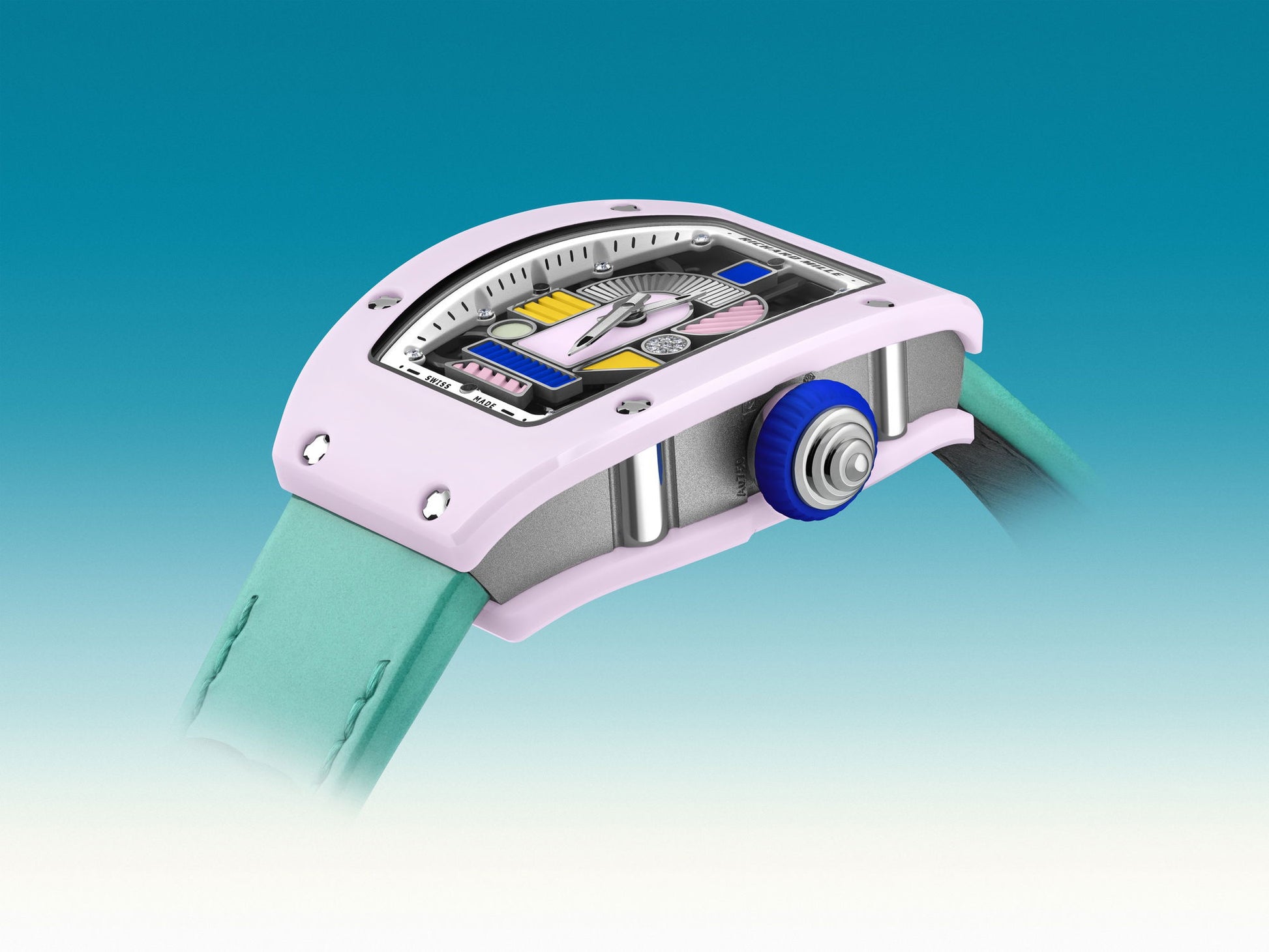 Richard Mille RM 07-01 Automatic Winding Coloured Ceramics Blush Pink