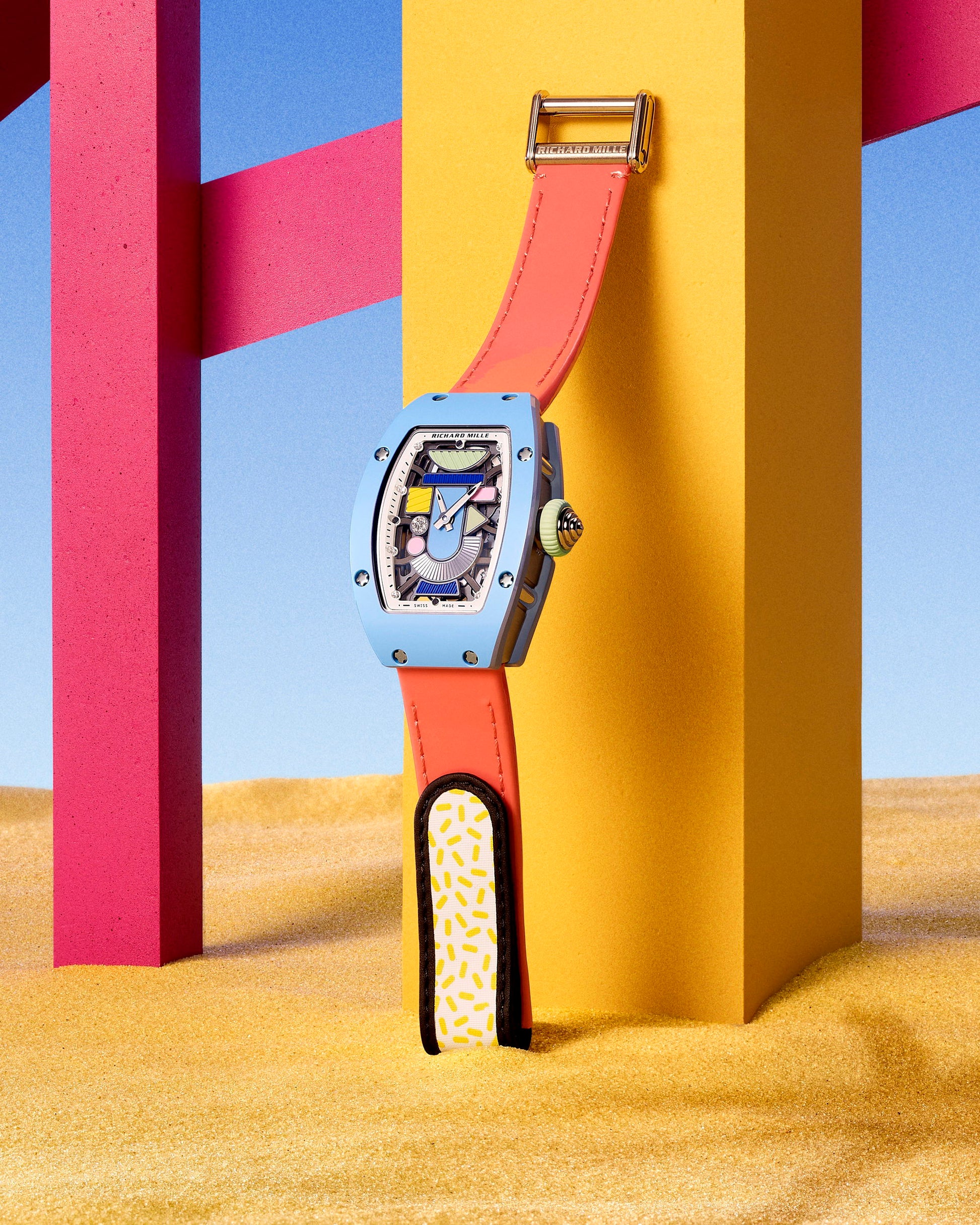 Richard Mille RM 07-01 Automatic Winding Coloured Ceramics Powder Blue