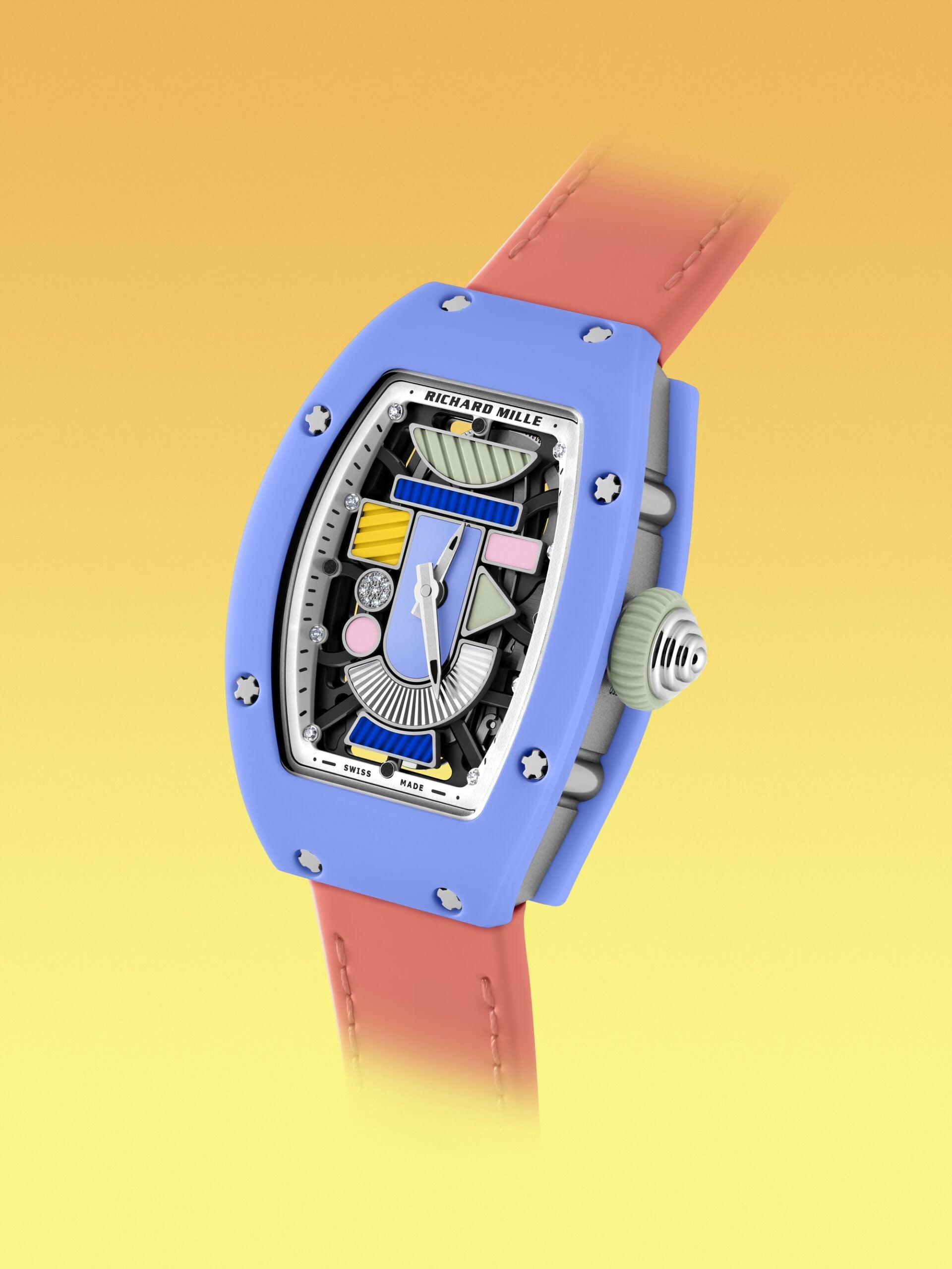 Richard Mille RM 07-01 Automatic Winding Coloured Ceramics Powder Blue