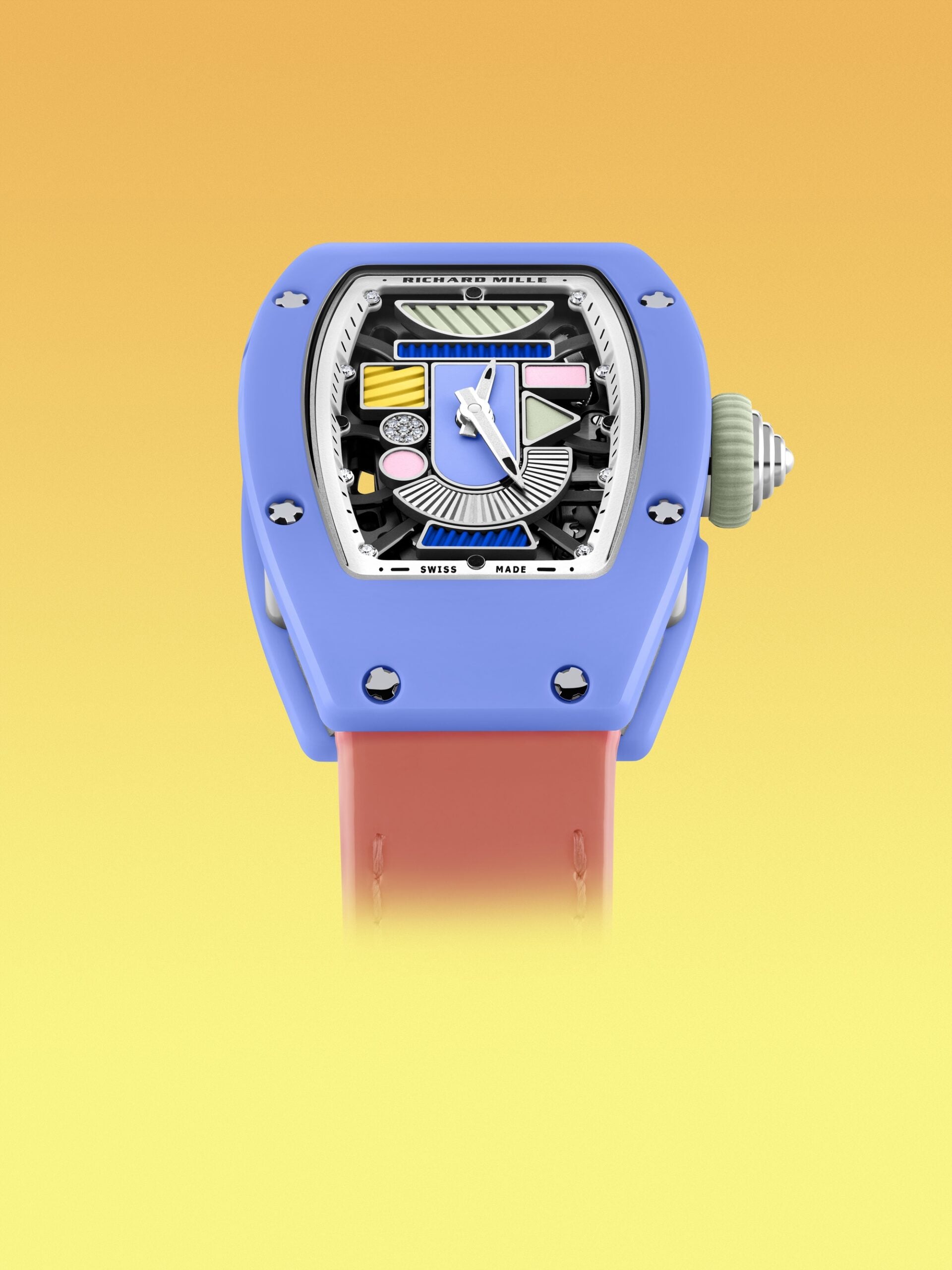 Richard Mille RM 07-01 Automatic Winding Coloured Ceramics Powder Blue