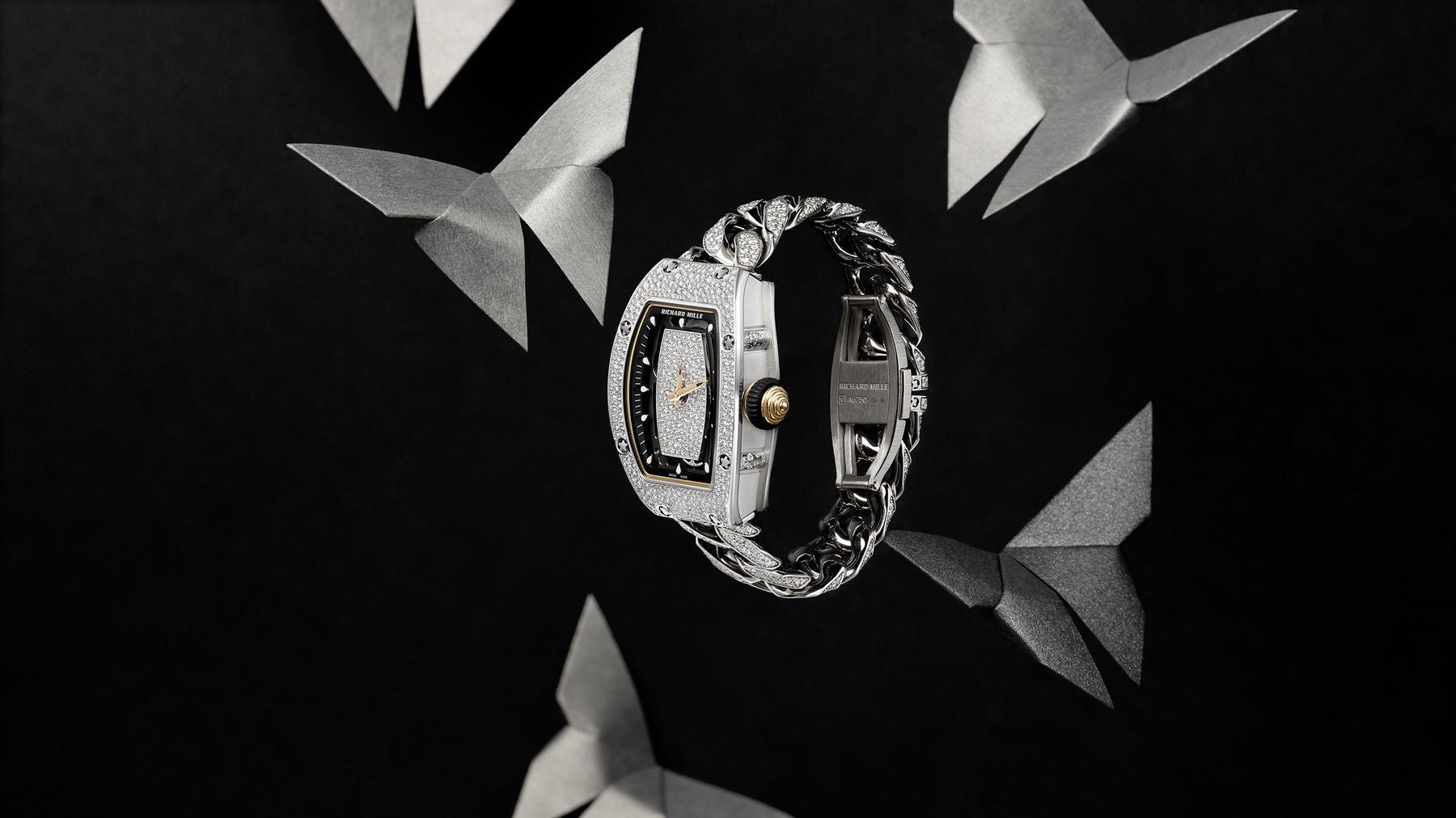 Richard Mille RM 07-01 Automatic Winding White Gold Gourmette