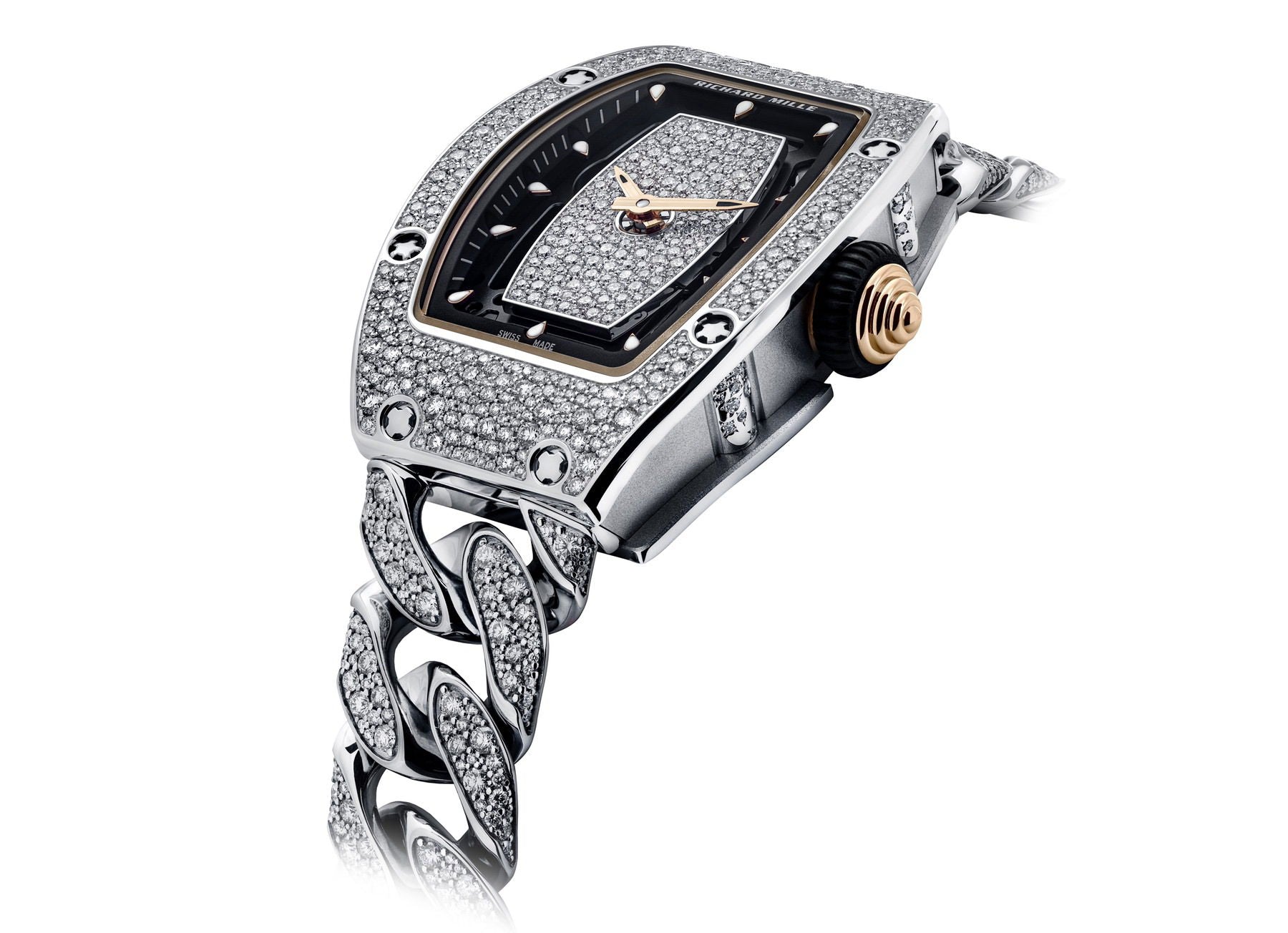 Richard Mille RM 07-01 Automatic Winding White Gold Gourmette