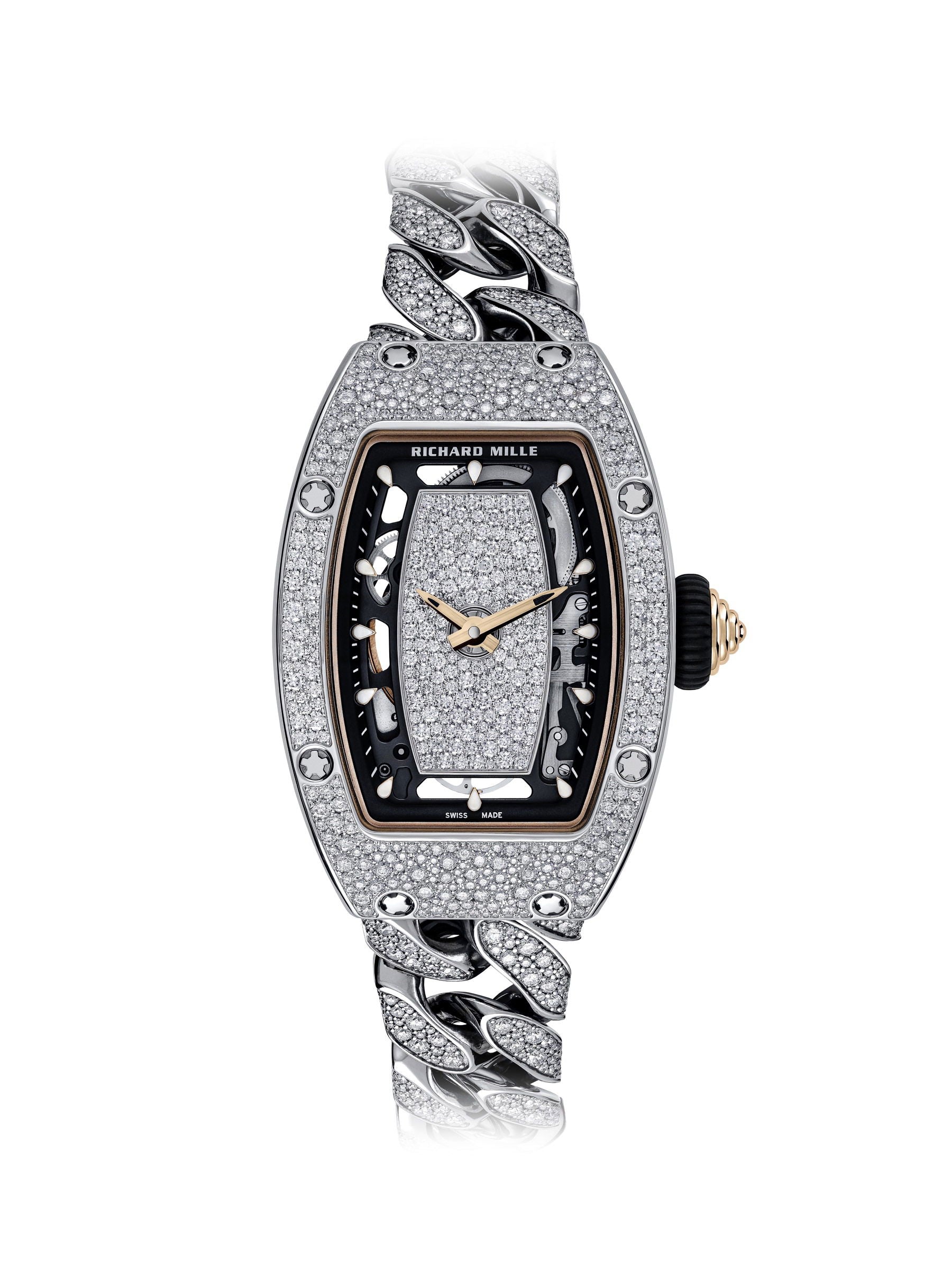 Richard Mille RM 07-01 Automatic Winding White Gold Gourmette