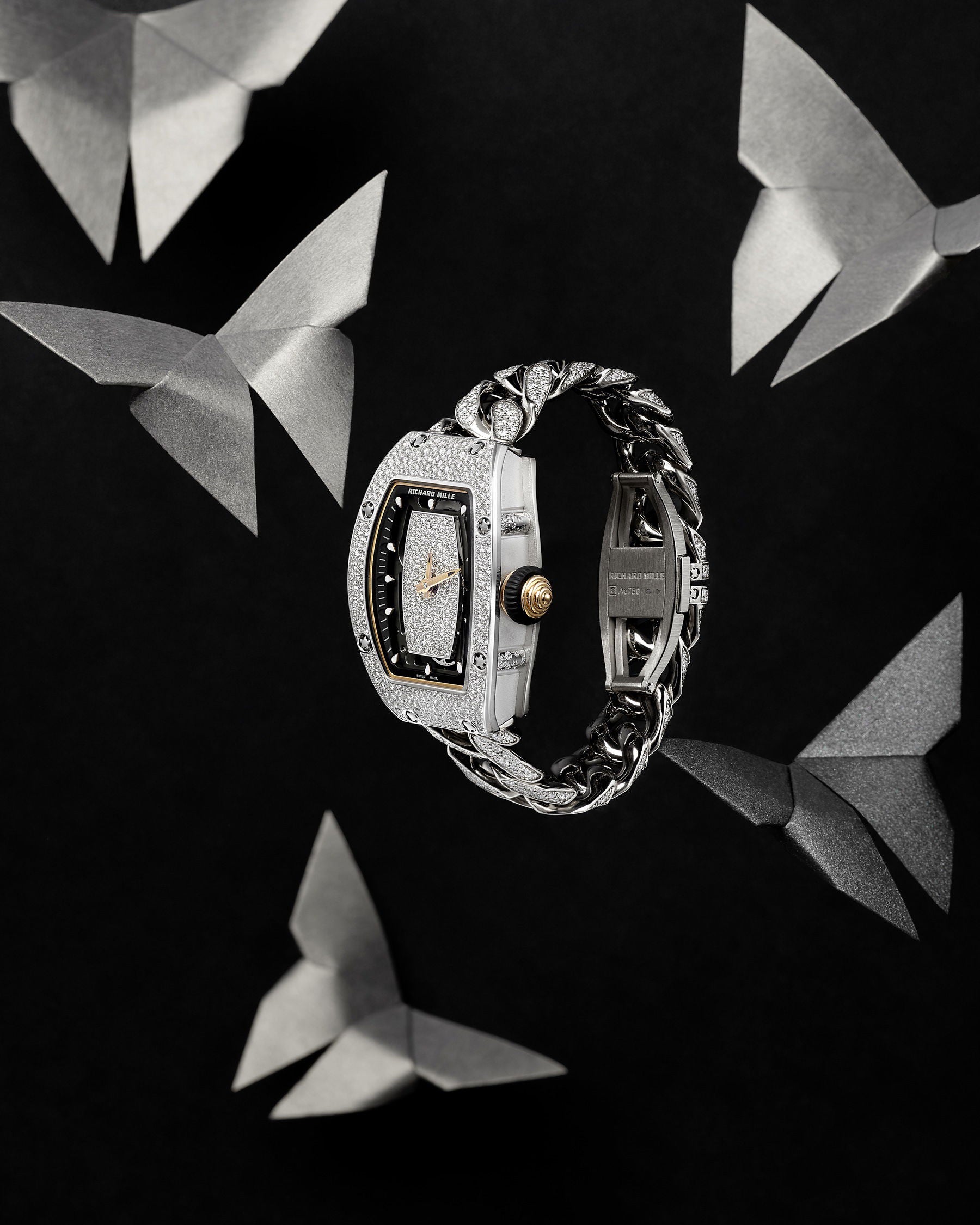 Richard Mille RM 07-01 Automatic Winding White Gold Gourmette