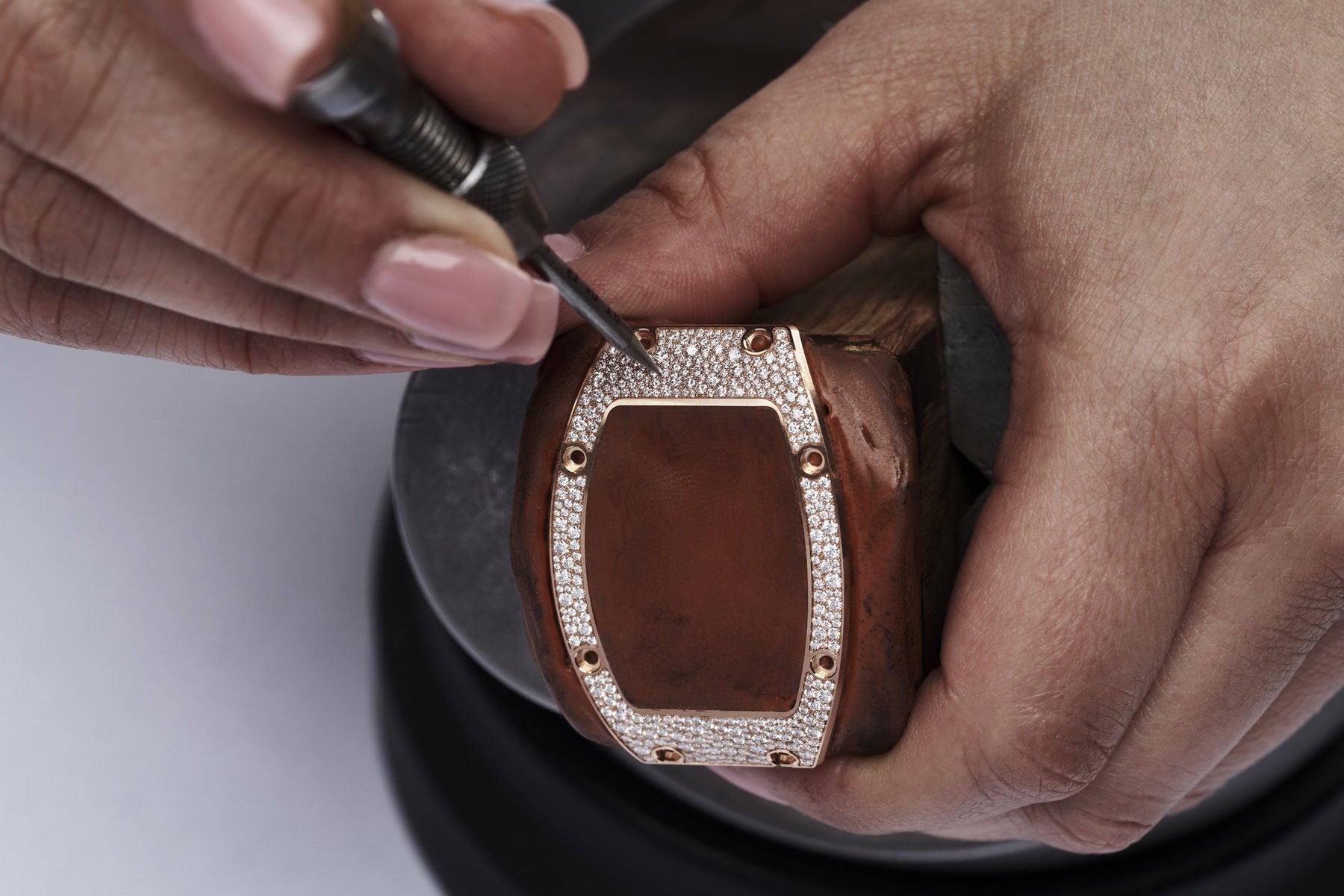 Richard Mille RM 07-01 Automatic Winding White Gold Gourmette