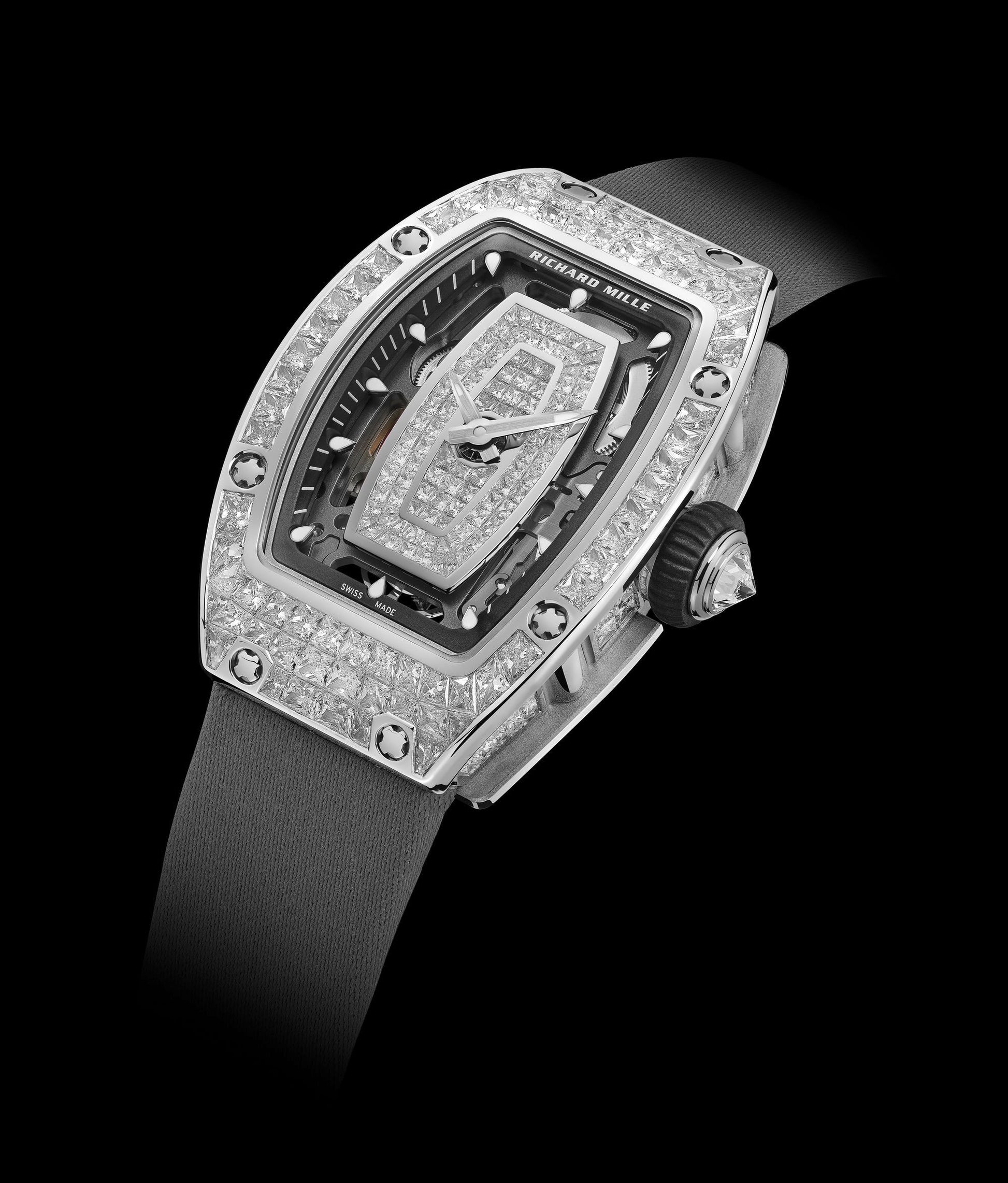 Richard Mille RM 07-01 Automatic Winding White Gold Baguette