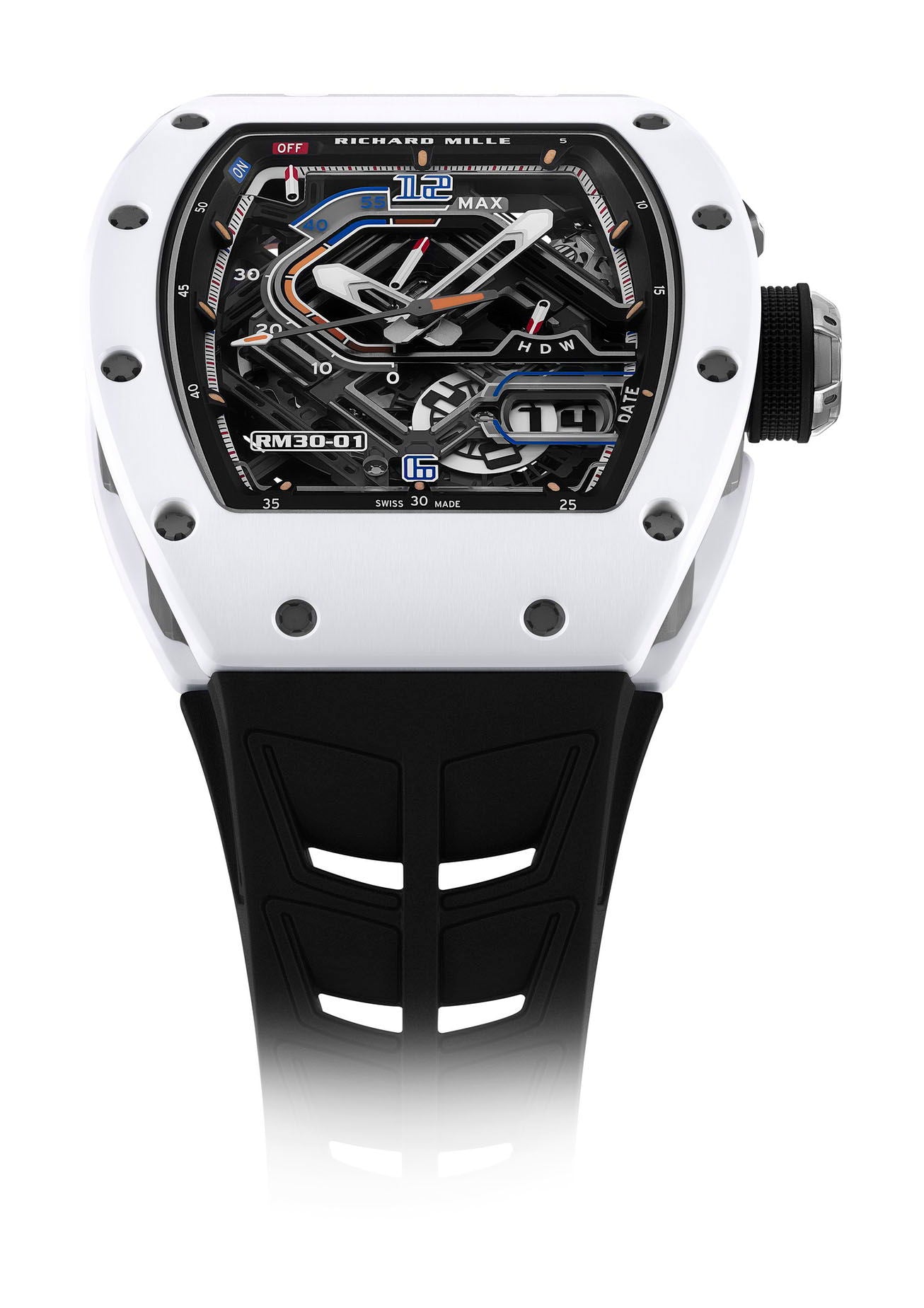 Richard Mille RM 30-01 Automatic Winding with Declutchable Rotor White Ceramic