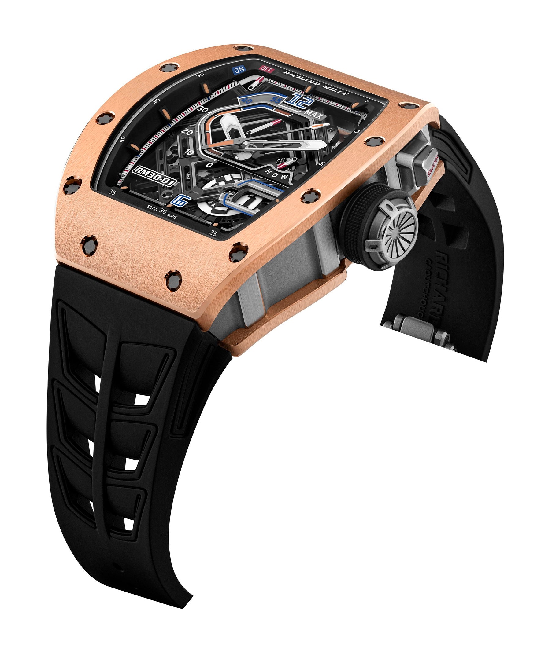 Richard Mille RM 30-01 Automatic Winding with Declutchable Rotor Red Gold