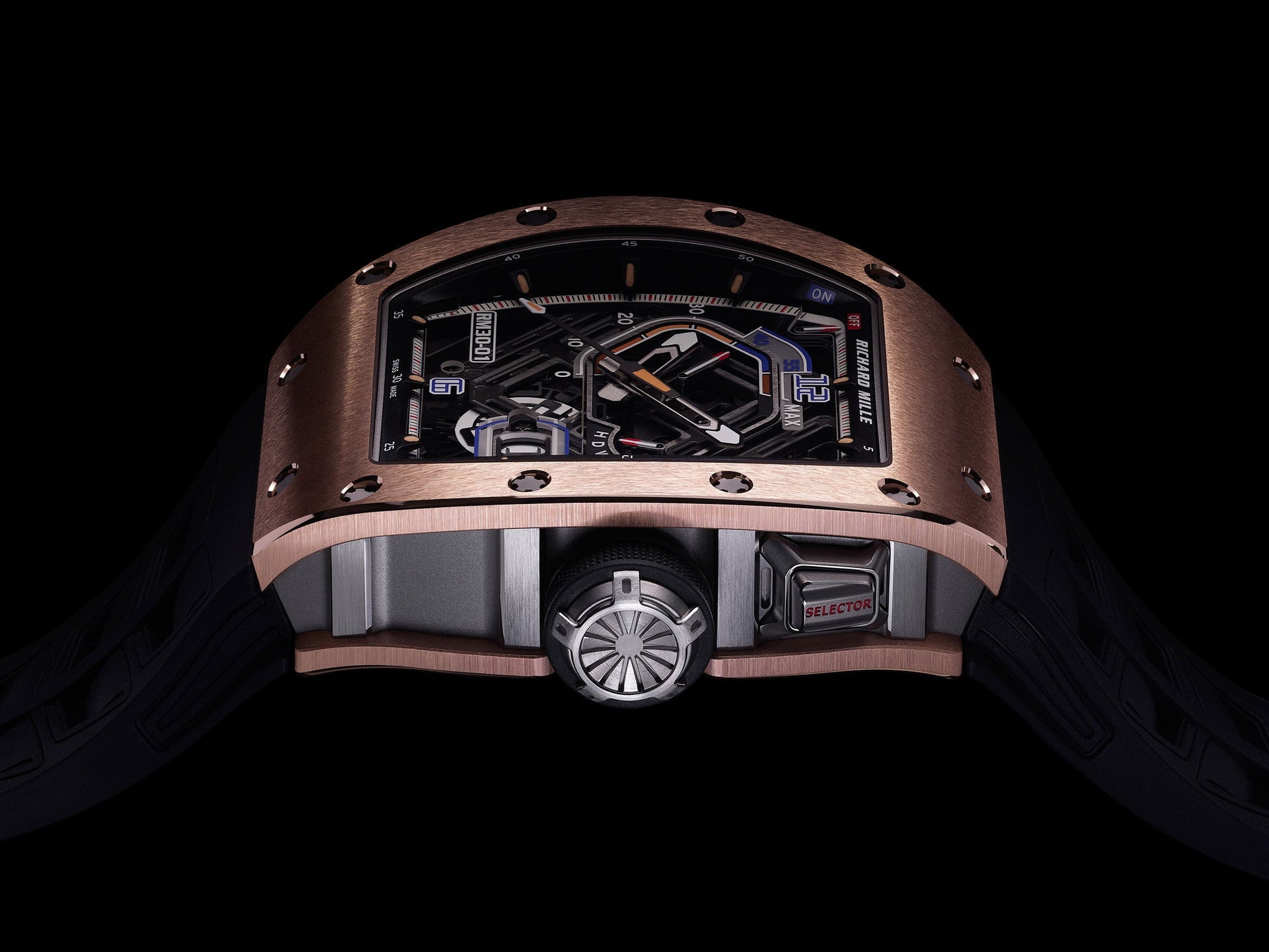 Richard Mille RM 30-01 Automatic Winding with Declutchable Rotor Red Gold