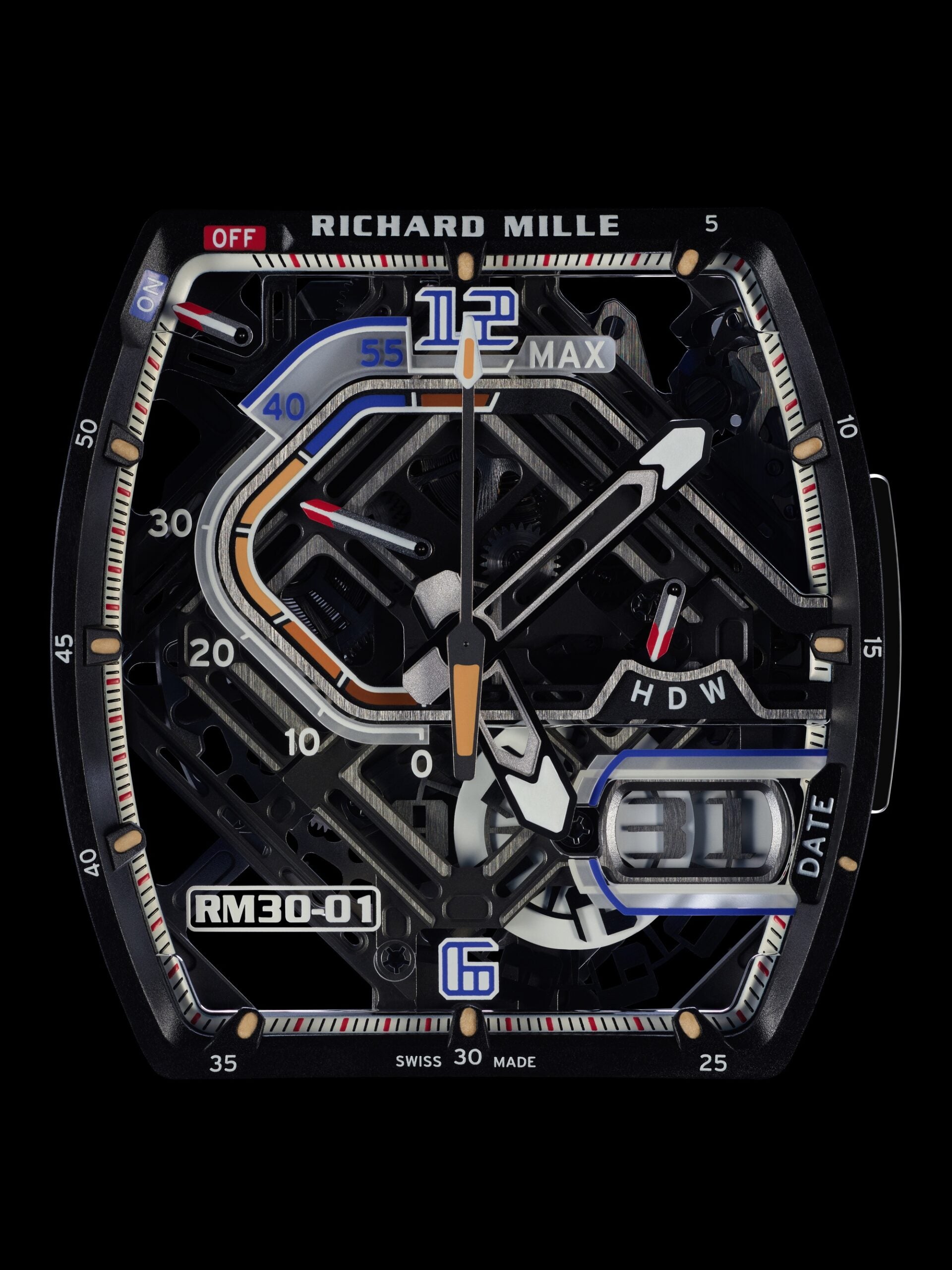 Richard Mille RM 30-01 Automatic Winding with Declutchable Rotor Red Gold