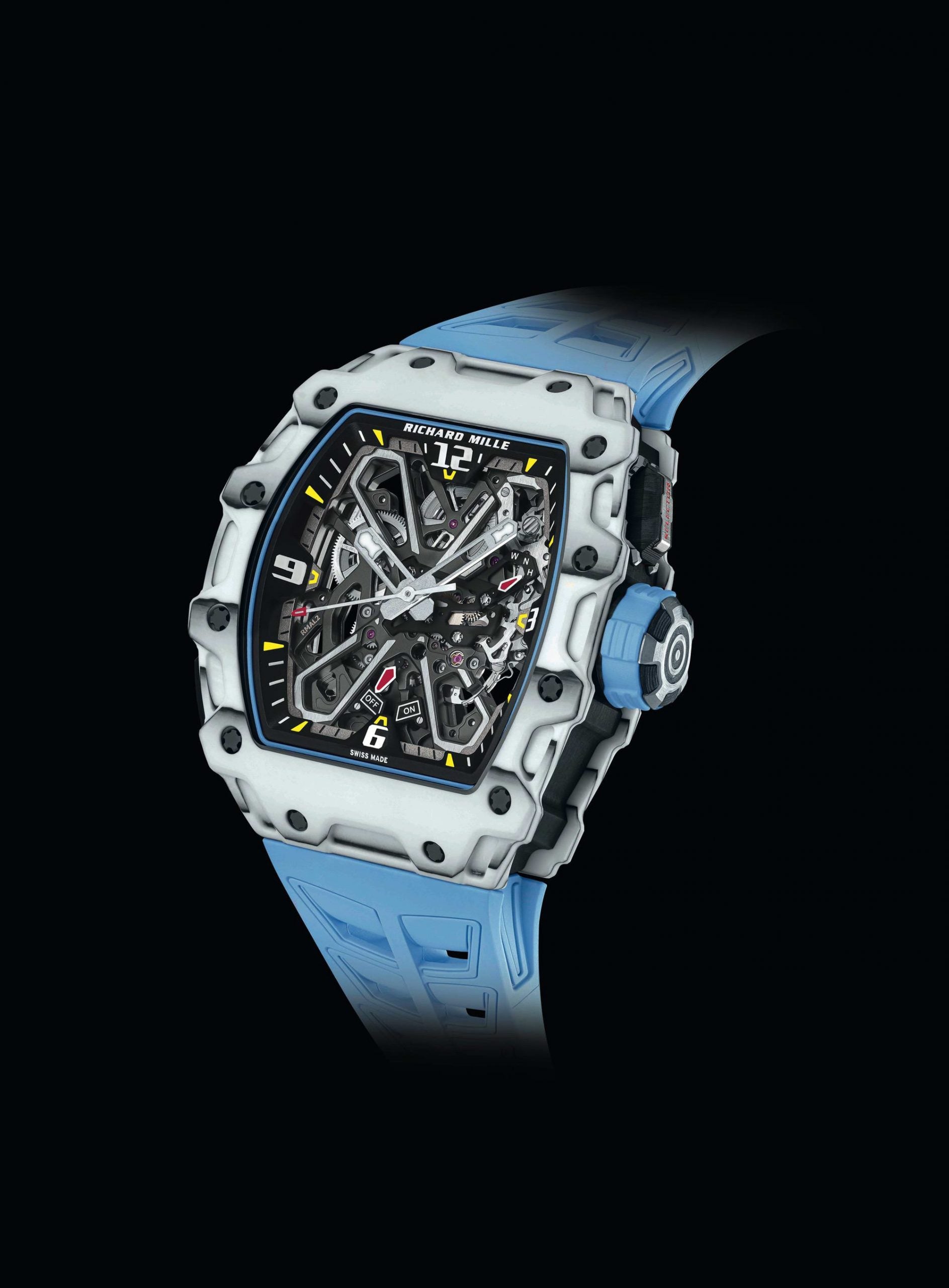 Richard Mille RM 35-03 Automatic Winding Rafael Nadal White Quartz TPT