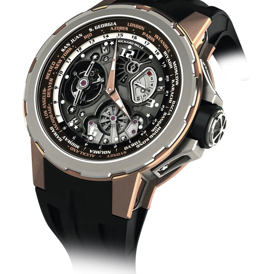 Richard Mille RM 58-01 Manual Winding Tourbillon Worldtimer Jean Todt