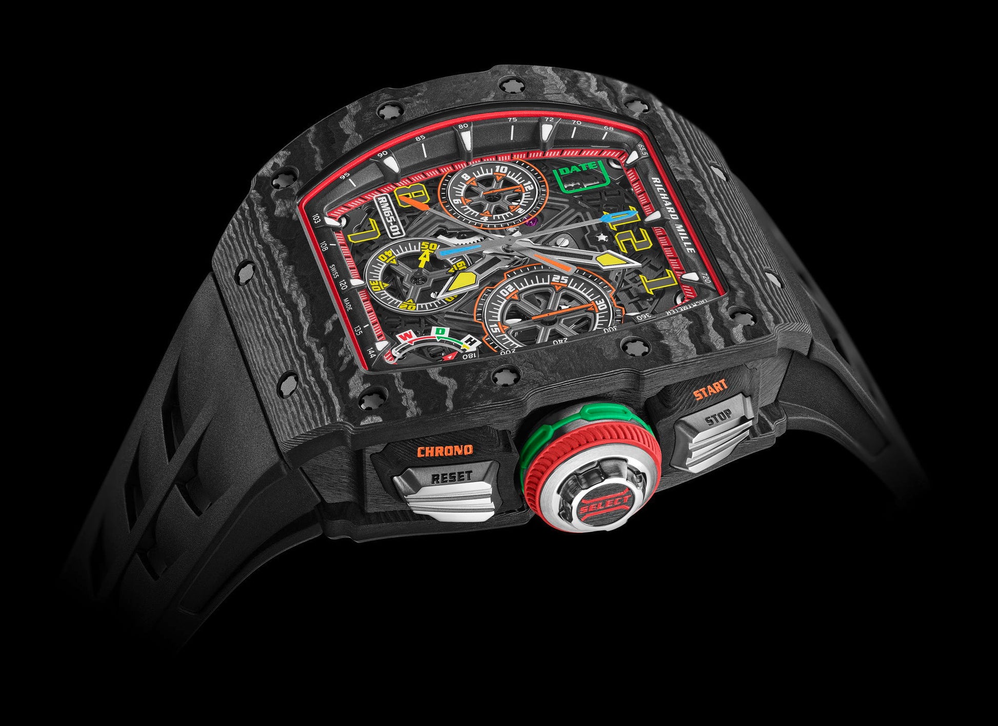 Richard Mille RM 65-01 Automatic Split-Seconds Chronograph Carbon TPT®