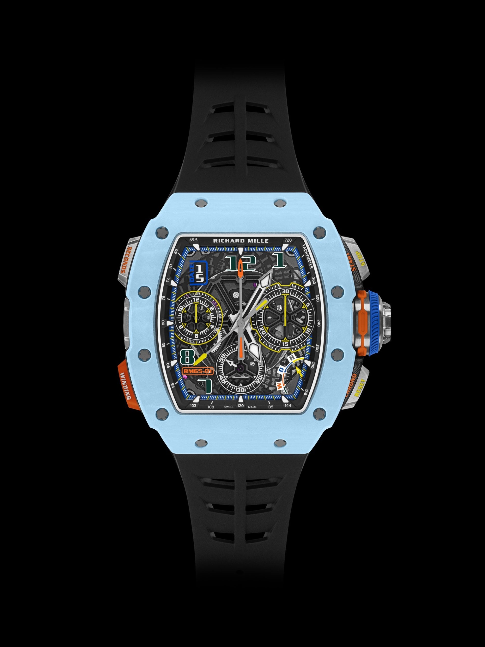 Richard Mille RM 65-01 Automatic Split-Seconds Chronograph Pastek Blue Quartz TPT®