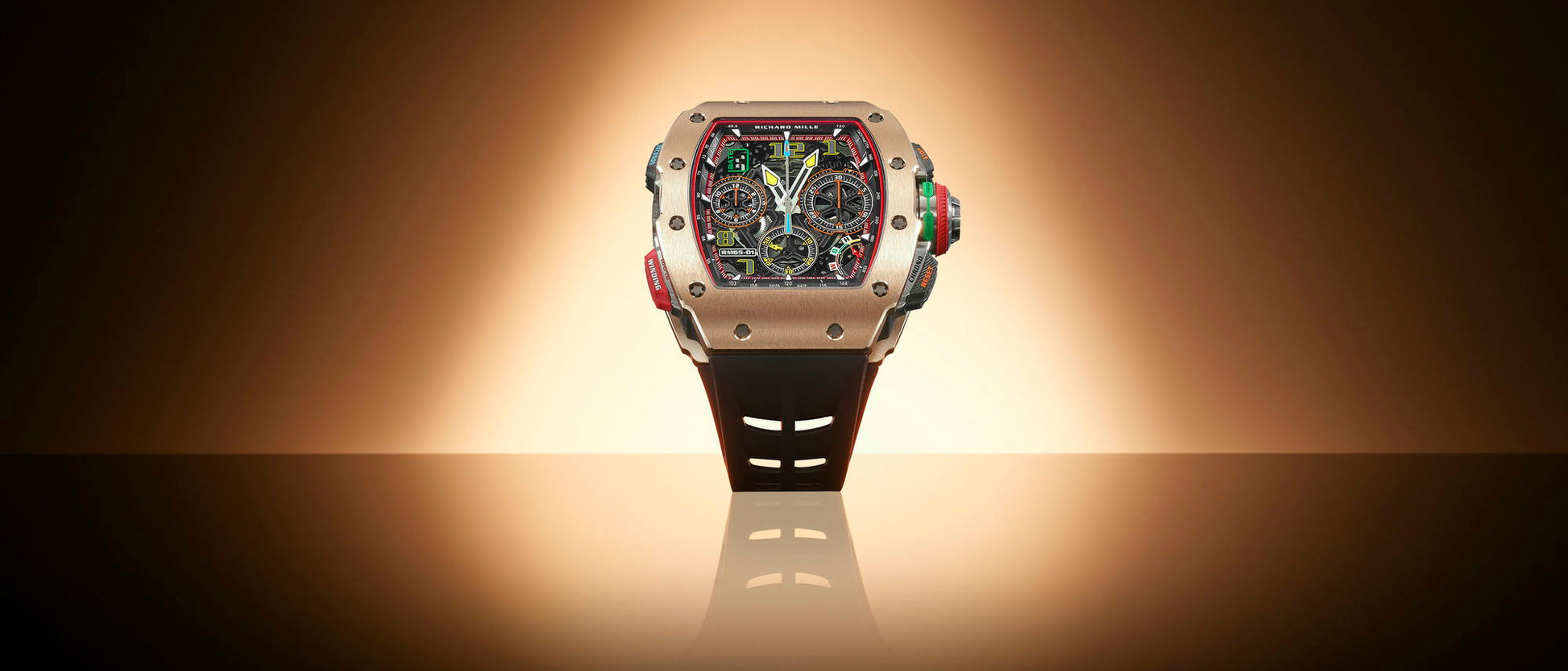 Richard Mille RM 65-01 Automatic Split-Seconds Chronograph Red Gold and Carbon TPT®