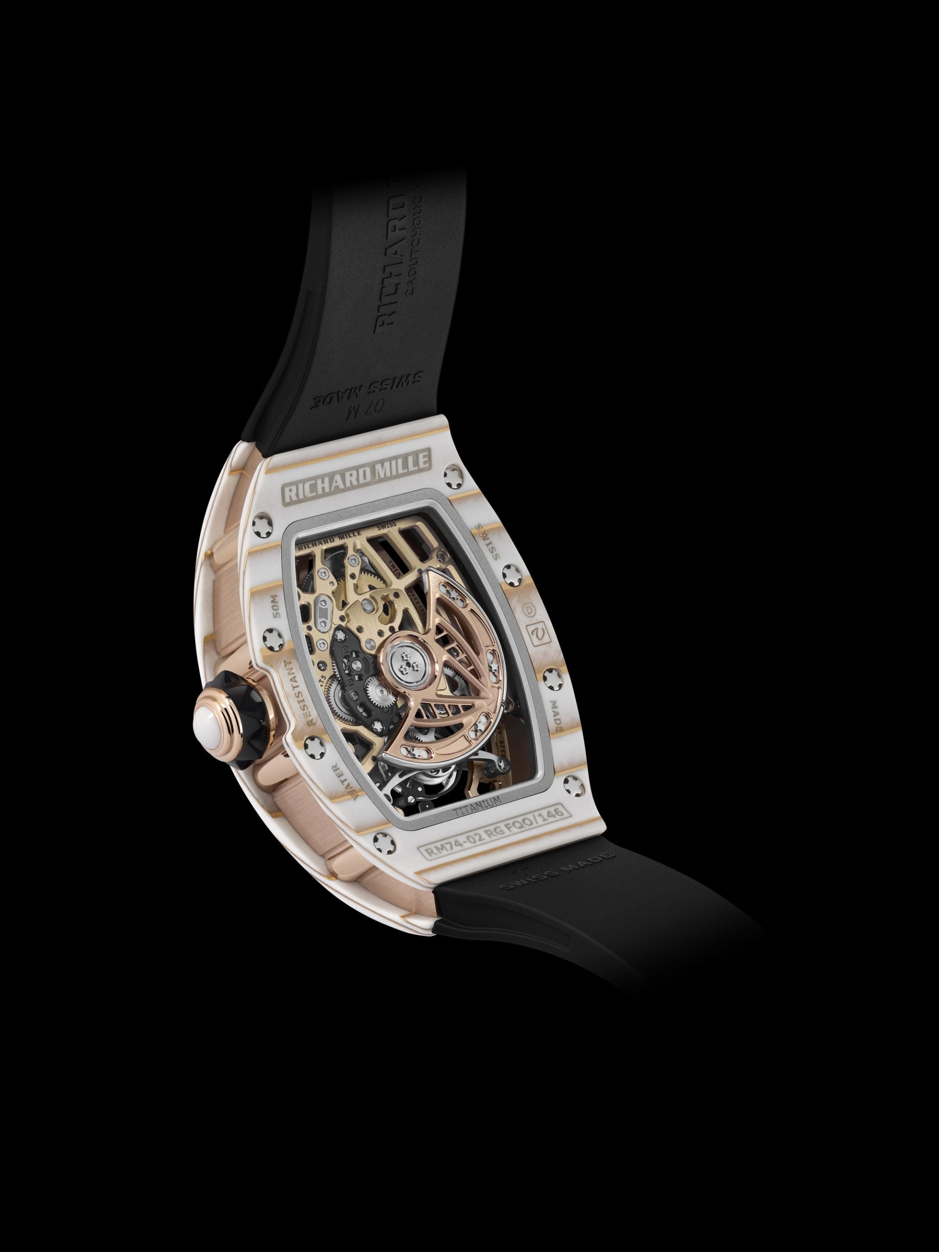 Richard Mille RM 74-02 Automatic Tourbillon Gold Quartz TPT®