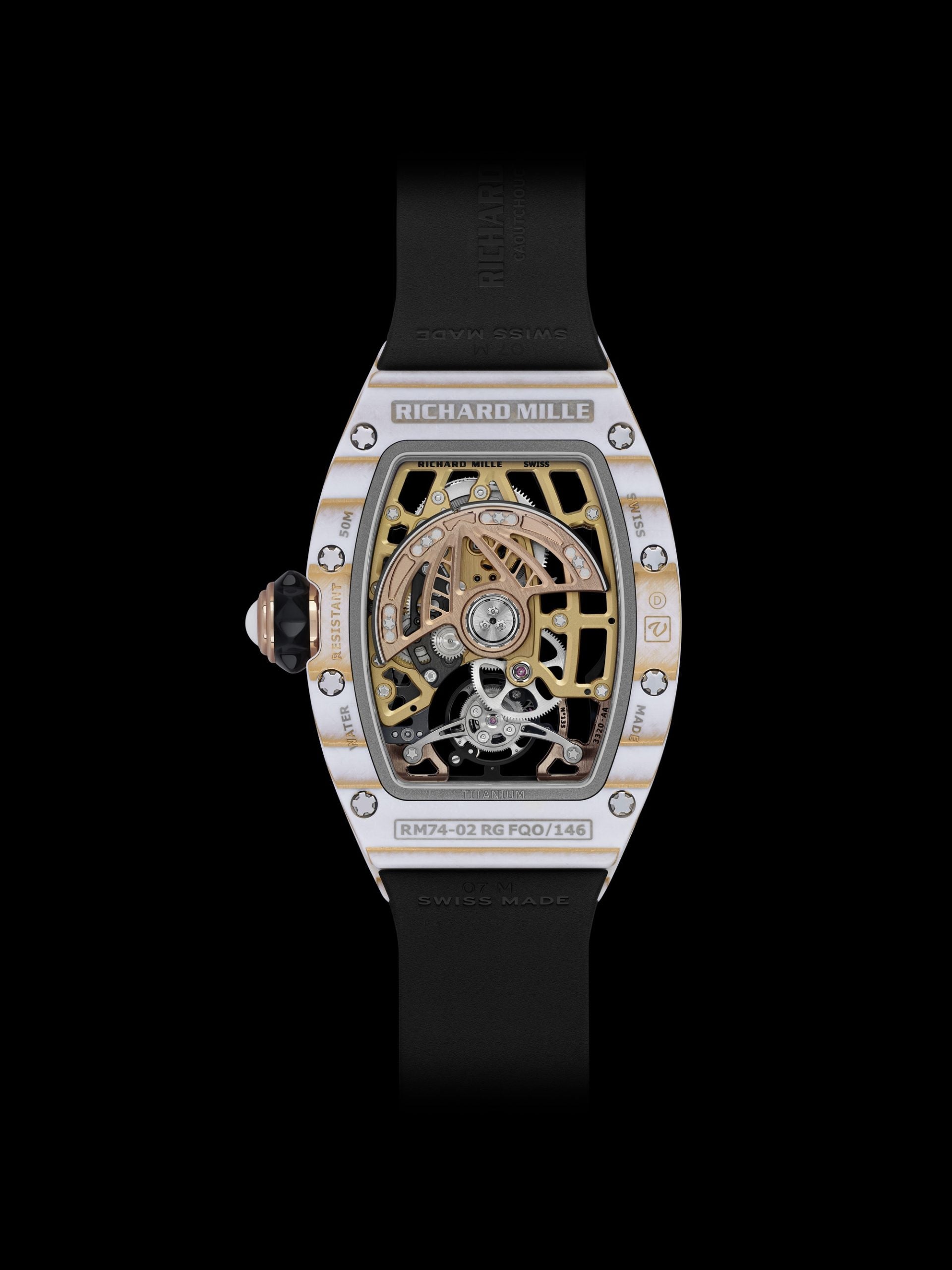 Richard Mille RM 74-02 Automatic Tourbillon Gold Quartz TPT®