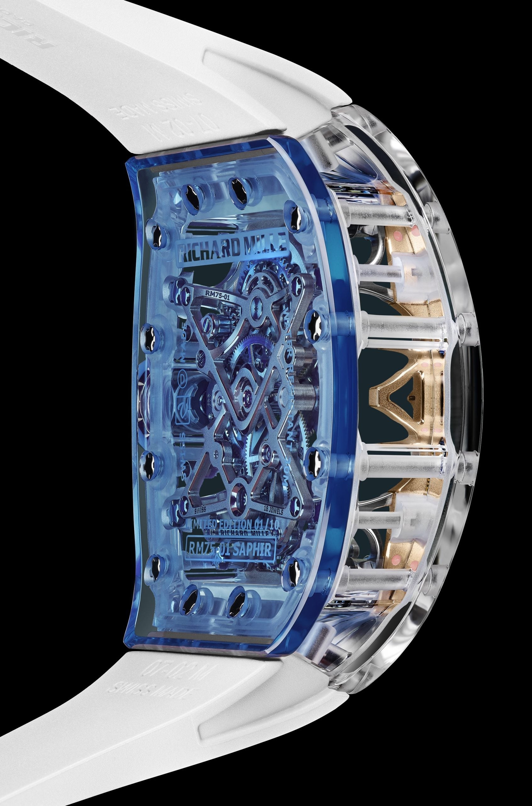 Richard Mille RM 75-01 Flying Tourbillon Sapphire Blue