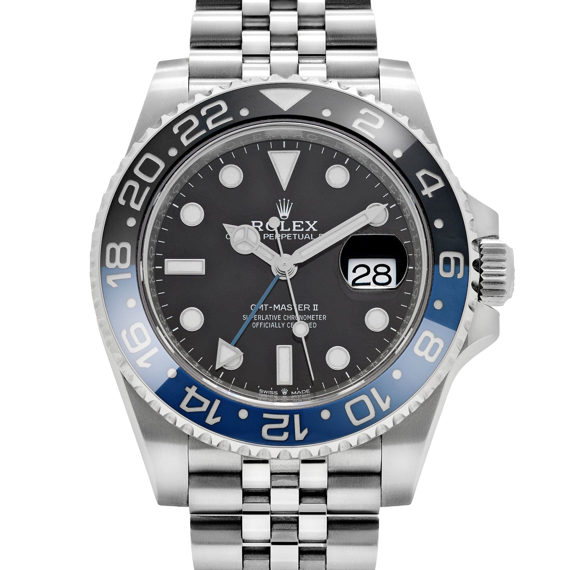 Rolex GMT-Master II 126710BLNR 'Batgirl' Stainless Steel Black Dial Jubilee (2024)